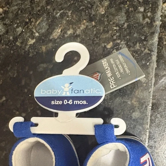 NFL Pre-Walkers NY Giants Baby Shoes - Picture 3 of 6